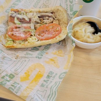 Subway - Great garlic aioli substitute rotisserie for chicken strips footlong drink no chips went to Chester's part and got smashed taters n gravy - Sandwiches Near Me - Knoxville, Illinois Subway - Great garlic aioli substitute rotisserie for chicken strips footlong drink no chips went to Chester's part and got smashed taters n gravy - Sandwiches Near Me - Knoxville, Illinois