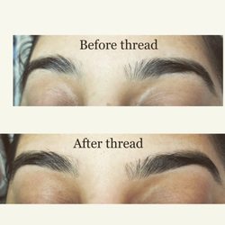 Rose Threading & Spa - Make a beautiful shape eyebrows with threading.
