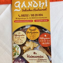 Gandhi - Mini Menu