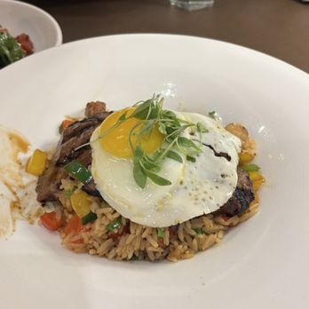 La Condesa Eatery - Pork belly rice with egg - Salad Near Me - Reno, Nevada La Condesa Eatery - Pork belly rice with egg - Salad Near Me - Reno, Nevada
