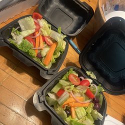 Angelina's Pizzeria - Thats not 15 dollars worth of salad!! No way!!!
