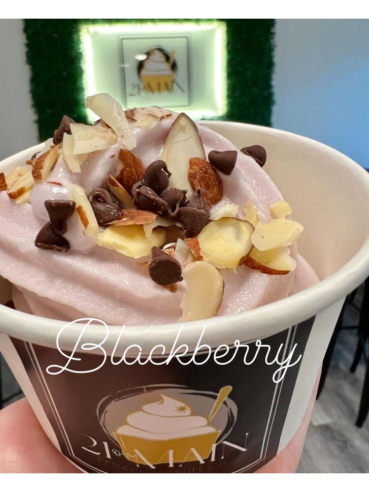 21 on Main Frozen Yogurt Logo