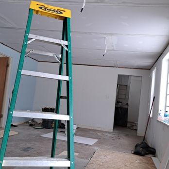 First Class Finish - New drywall on ceiling coming along nicely - Drywall Installation & Repair Near Me First Class Finish - New drywall on ceiling coming along nicely - Drywall Installation & Repair Near Me