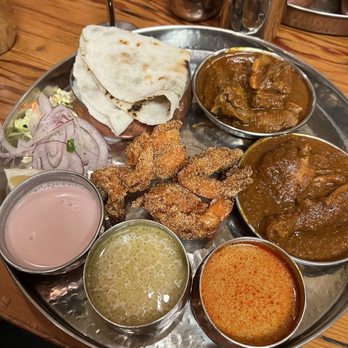 Surmai - Shrimp Thali - Indian Near Me - Sunnyvale, California Surmai - Shrimp Thali - Indian Near Me - Sunnyvale, California