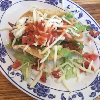Frank's Restaurant - Chicken Hard Shell taco with red salsa - Mexican Near Me - Los Angeles, California