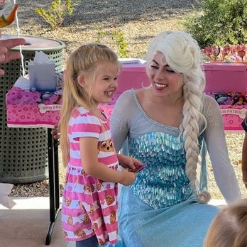 Fair Maidens and Masks - LOVELY patient and kind. Also, Elsa can SING. Beautiful voice.... so grateful I had the opportunity to book this amazing princess! - Party Characters Near Me