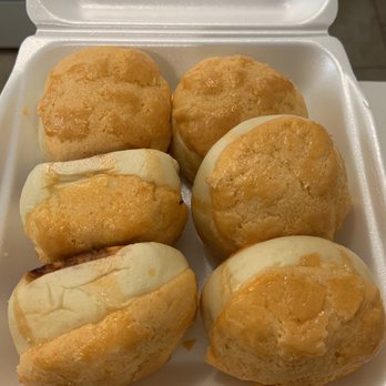 Ocean Bo - Pineapple custard buns - Dim Sum Near Me - El Monte, California Ocean Bo - Pineapple custard buns - Dim Sum Near Me - El Monte, California