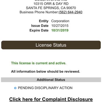 Buildaworks - "PENDING DISCIPLINARY ACTION" - General Contractors Near Me Buildaworks - "PENDING DISCIPLINARY ACTION" - General Contractors Near Me