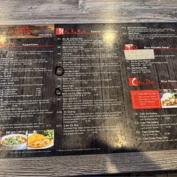 Hue Oi - Menu - Vietnamese Near Me - Fountain Valley, California