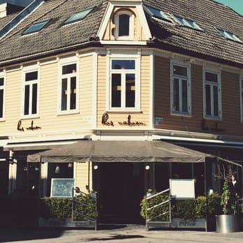 Hos Naboen - Front entrance from main pedestrian street. - Modern European Near Me - Kristiansand, 10 Hos Naboen - Front entrance from main pedestrian street. - Modern European Near Me - Kristiansand, 10