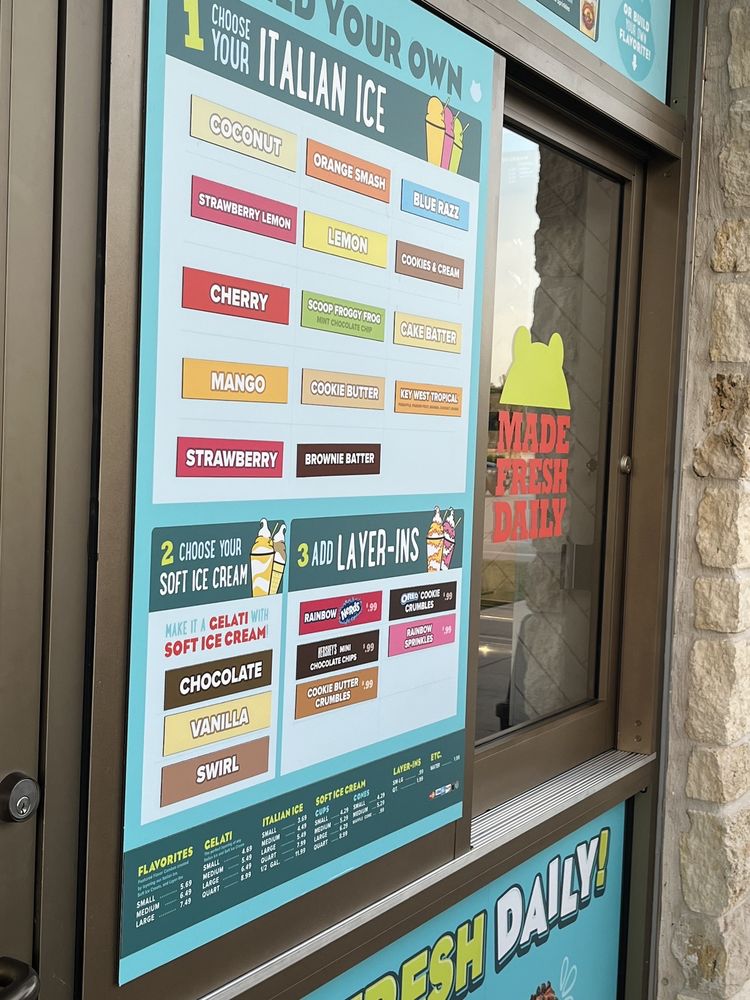 JEREMIAH’S ITALIAN ICE Updated September 2024 4521 Kingwood Dr