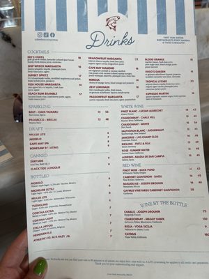 Menu photo 2 Fish House Cape May, NJ