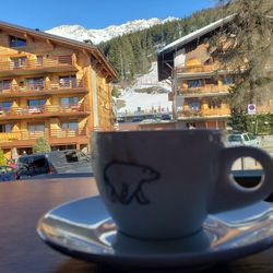 W Café - View of the slopes and Medran 1 from the front patio