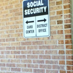 Social Security - Two separate entrances. Make sure to look for this sign and go to the correct entrance. You don't want to have to wait twice.