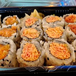 TOMO Hibachi & Sushi - Lunch special - labeled as spicy, but not very spicy at all