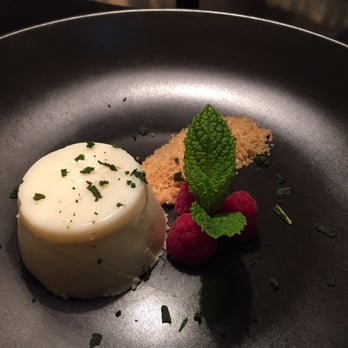 Coppa Spuntino - Rosemary pannacotta with raspberries - Italian Near Me - Brisbane, QLD