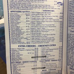 Second page of menu