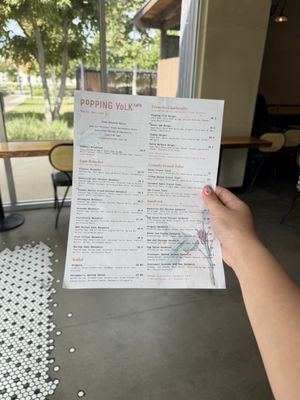 Menu photo 2 Popping Yolk Cafe Ontario, CA