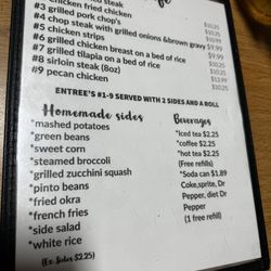 Rice Cafe - 1/05/2023 Menu