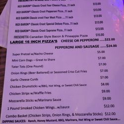 Fogcutter Bar - Menu