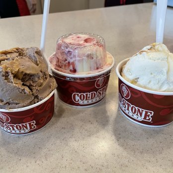 Cold Stone Creamery - 3 different ice creams - Ice Cream & Frozen Yogurt Near Me - La Quinta, California