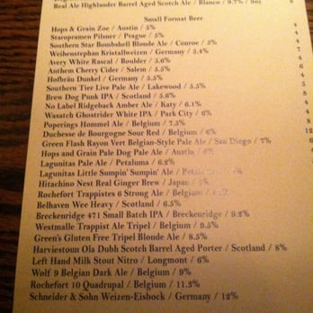 Barley Swine - lengthy beer menu - New American Near Me - Austin, Texas Barley Swine - lengthy beer menu - New American Near Me - Austin, Texas