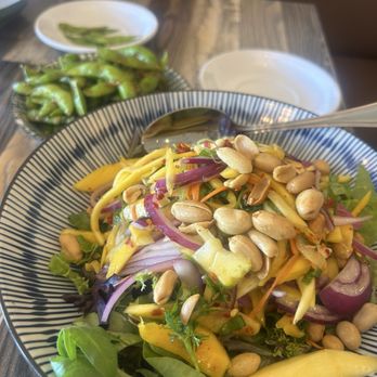 Rice Barn - Mango Salad & Spicy Edamame - Thai Near Me - Fresno, California