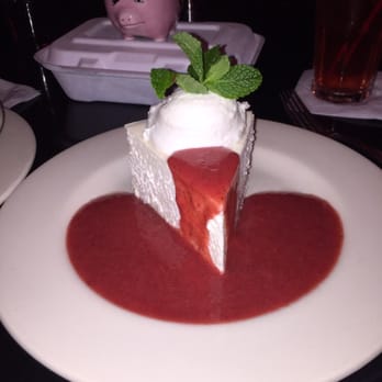 Durant's - The awesome cheesecake. And I had them even put some strawberry sauce on. - Steakhouses Near Me - Phoenix, Arizona Durant's - The awesome cheesecake. And I had them even put some strawberry sauce on. - Steakhouses Near Me - Phoenix, Arizona