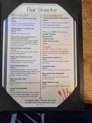 Menu photo 2 The Ilchester Arms Restaurant Ilchester, SOM