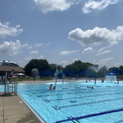 Sahm Aquatic Center - Another view of the pool.  Plenty of lounge chairs for everyone.