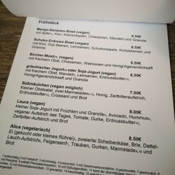 Speisekarte