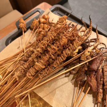 Little Skewer - Chicken skin, gristle, octopus - Chinese Near Me - Fremont, California