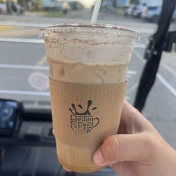 Garden City Daily Grind - Iced Apple cinnamon crisp macchiato - Coffee Roasteries Near Me - Murrells Inlet, South Carolina
