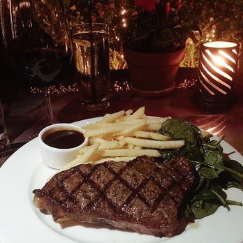 Geoffrey's Malibu - 10 oz Prime NY Steak was perfectly medium rare! - Seafood Near Me - Malibu, California Geoffrey's Malibu - 10 oz Prime NY Steak was perfectly medium rare! - Seafood Near Me - Malibu, California