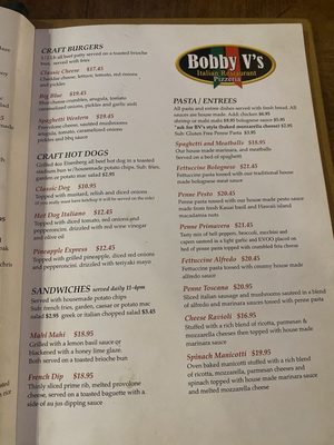 Menu photo 8 BV's Bourbon & Ale House Kapaa, HI Menu photo 8 BV's Bourbon & Ale House Kapaa, HI