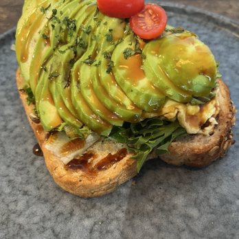 Aroma Craft Coffee - Fresh Avocado & egg Toast - Coffee Roasteries Near Me - Walnut, California