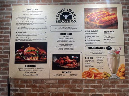 Menu photo 1 Lone Star Burger San Antonio, TX
