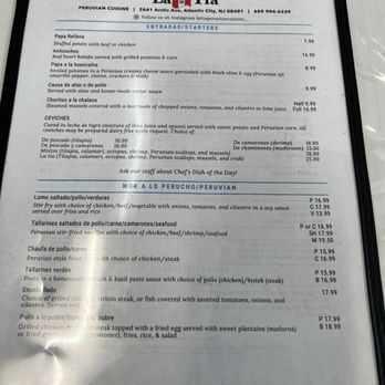 La Tia Peruvian Cuisine - Peruvian Near Me - Atlantic City, New Jersey