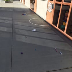 Tournament Hills Elementary - Trash everywhere