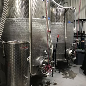 Christoval Vineyards - a row of stainless steel tanks - Wineries Near Me - Christoval, Texas Christoval Vineyards - a row of stainless steel tanks - Wineries Near Me - Christoval, Texas