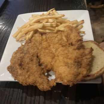 Fire By The Monon - Hoosier Breaded Pork Tenderloin Sandwich - American Near Me - Indianapolis, Indiana