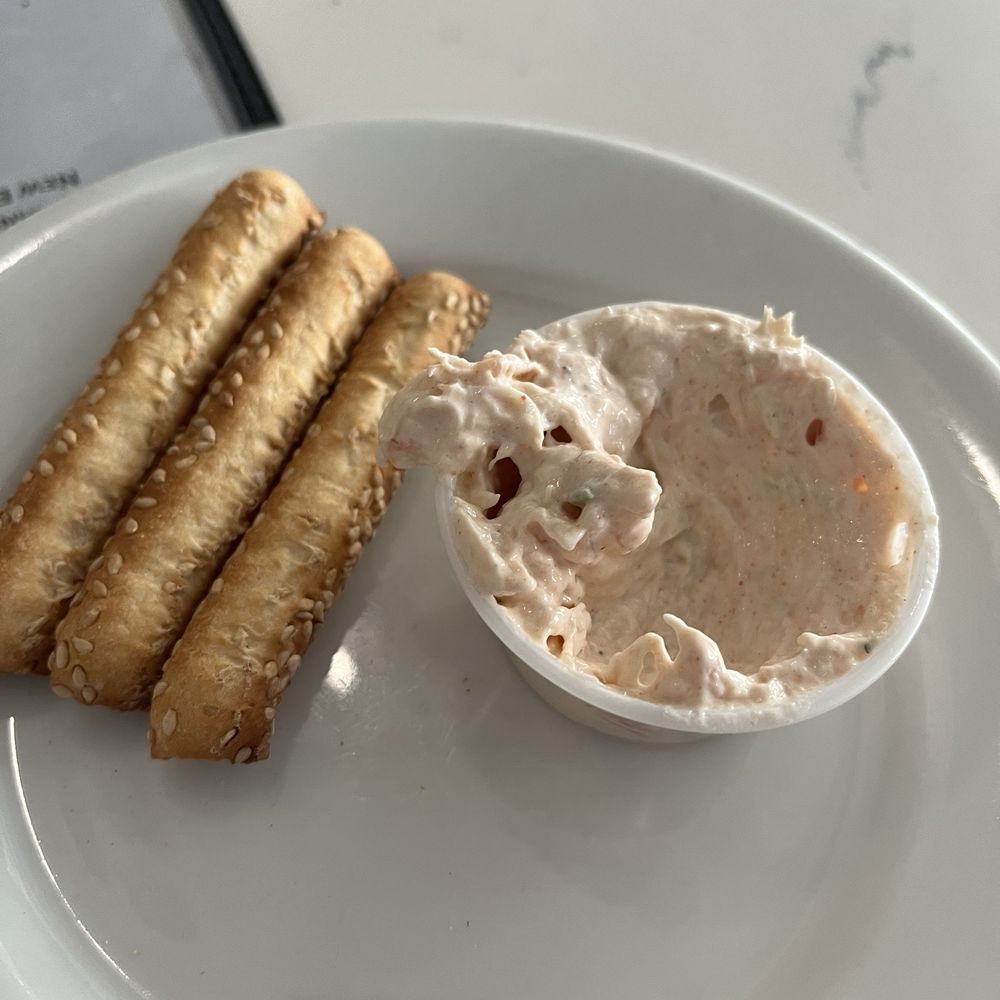 Mr Shrimp - Crab dip and breadsticks - Seafood Markets Near Me - Belmar, New Jersey