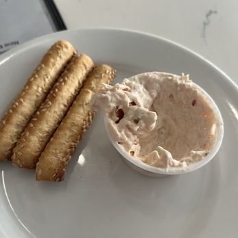 Mr Shrimp - Crab dip and breadsticks - Seafood Markets Near Me - Belmar, New Jersey