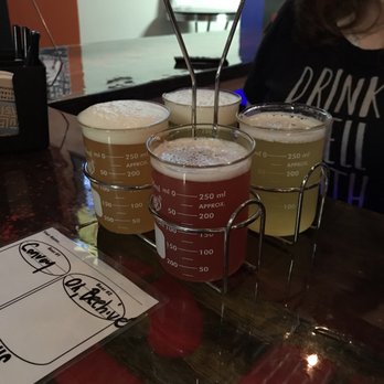 Grindhaus Brew Lab - Cool presentation - Beer Tours Near Me - Clearwater, Florida