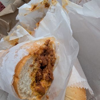 Ann's Dari Creme - Double Dog, mustard, chili & cheese - American Near Me - Glen Burnie, Maryland Ann's Dari Creme - Double Dog, mustard, chili & cheese - American Near Me - Glen Burnie, Maryland