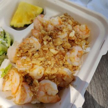 Big Wave Shrimp - Garlic peeled shrimp - Seafood Near Me - Haleiwa, Hawaii