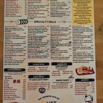 Fujiyama Sushi - Menu - Sushi Bars Near Me - Orlando, Florida