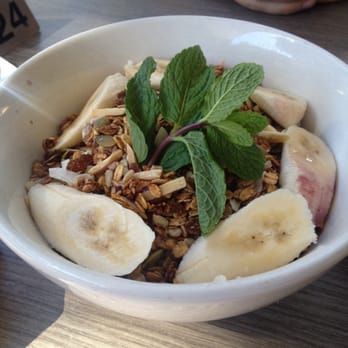 Pure Wholefoods - Acai bowl with muesli and banana - Vegetarian Near Me - Manly, NSW Pure Wholefoods - Acai bowl with muesli and banana - Vegetarian Near Me - Manly, NSW