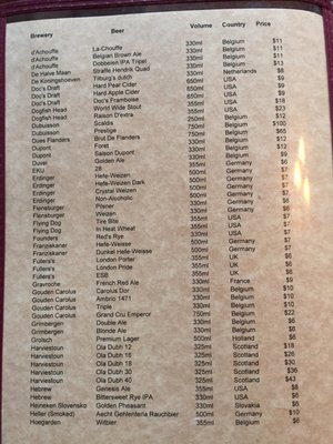 Menu photo 5 Draft Barn Brooklyn, NY