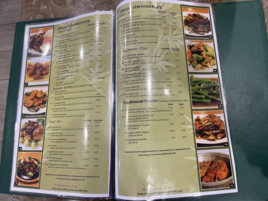 Menu photo 1 Pho ABC Folsom, CA